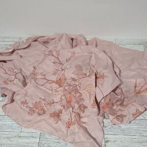 WENSLI Mulberry Silk Pink Orchid Scarf